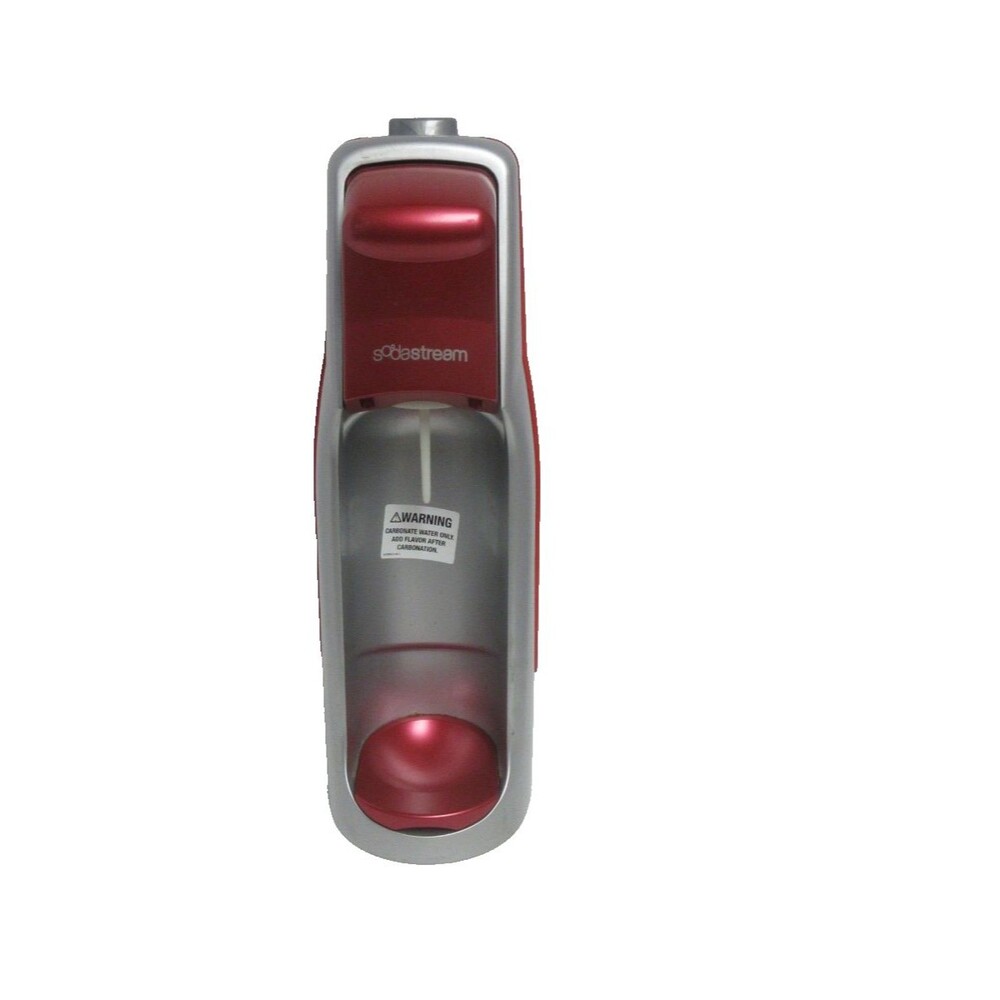 Sodastream JET Soda Maker Sparkling Water Machine RED Silver *NO Co2 Bottle